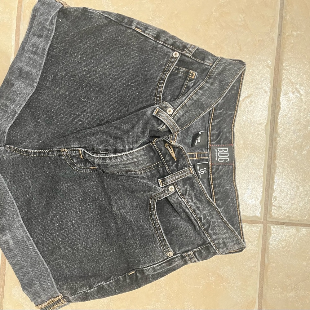 BDG High Waist Denim Shorts